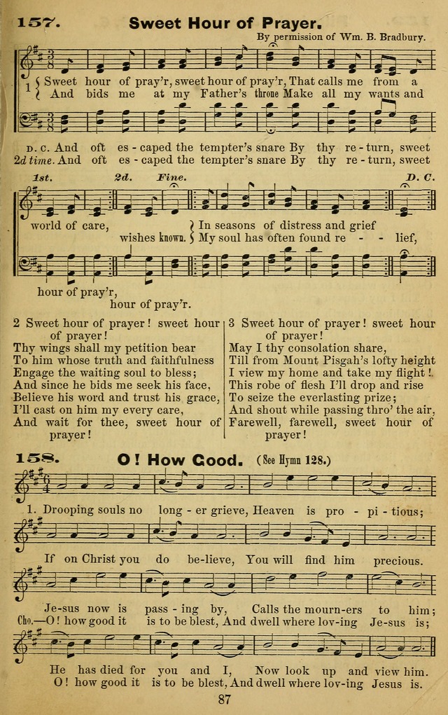 The Revivalist: a Collection of Choice Revival Hymns and Tunes page 87