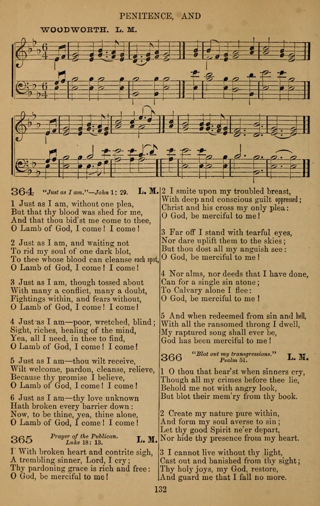 The Reformed Church Hymnal: with tunes page 132