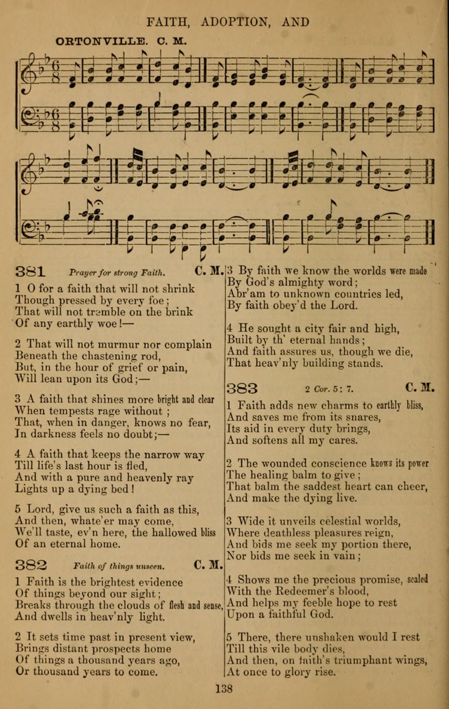 The Reformed Church Hymnal: with tunes page 138