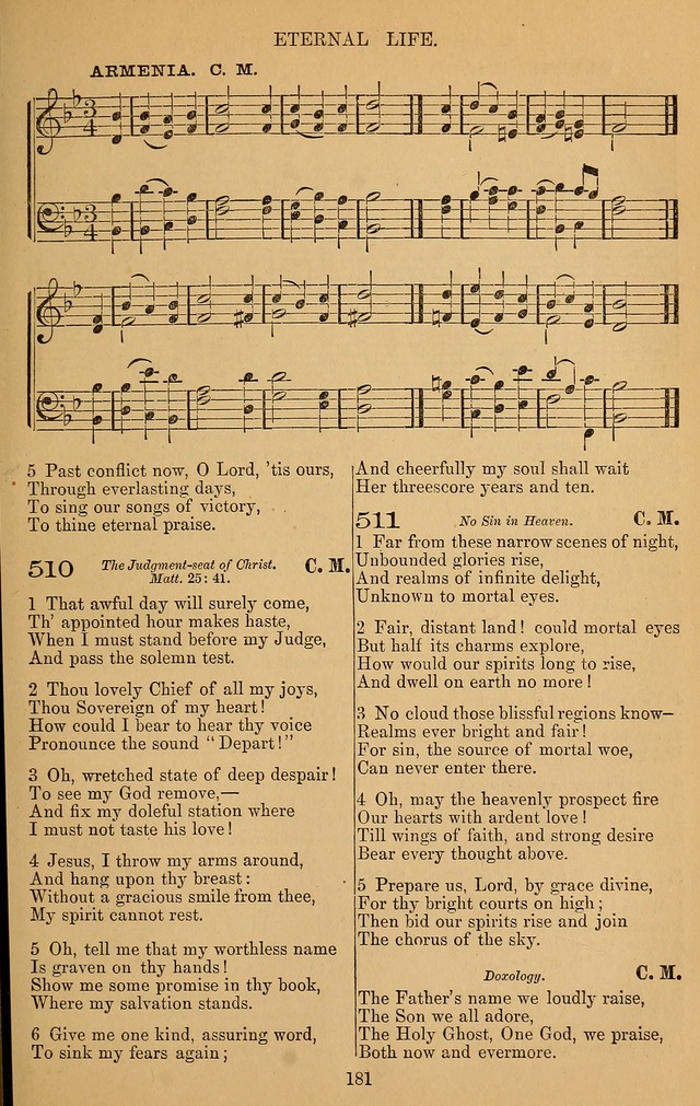 The Reformed Church Hymnal: with tunes page 181