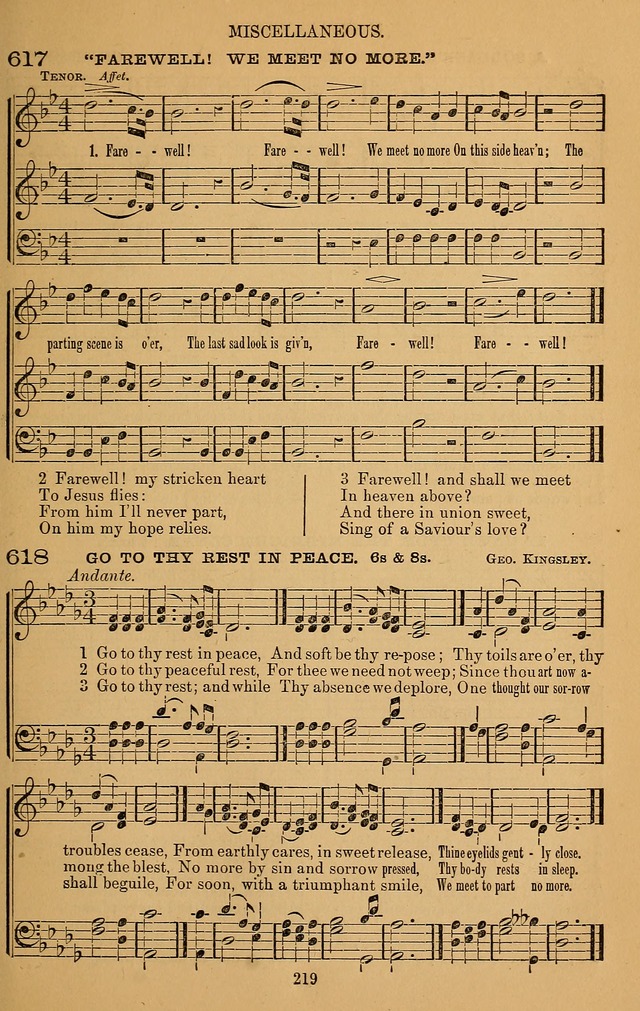 The Reformed Church Hymnal: with tunes page 219