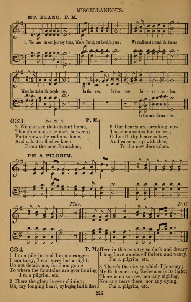 The Reformed Church Hymnal: with tunes page 226