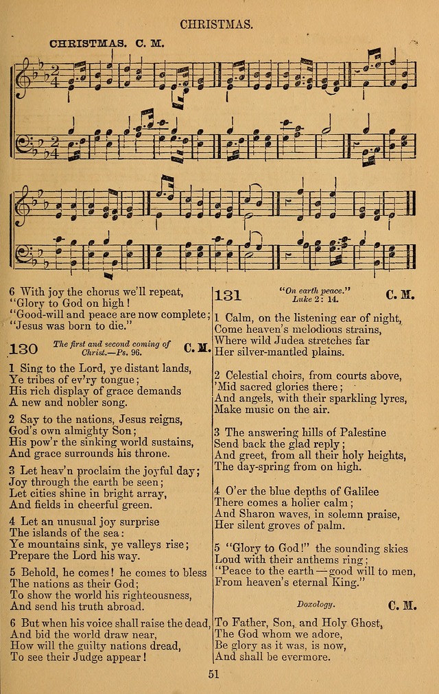 The Reformed Church Hymnal: with tunes page 51