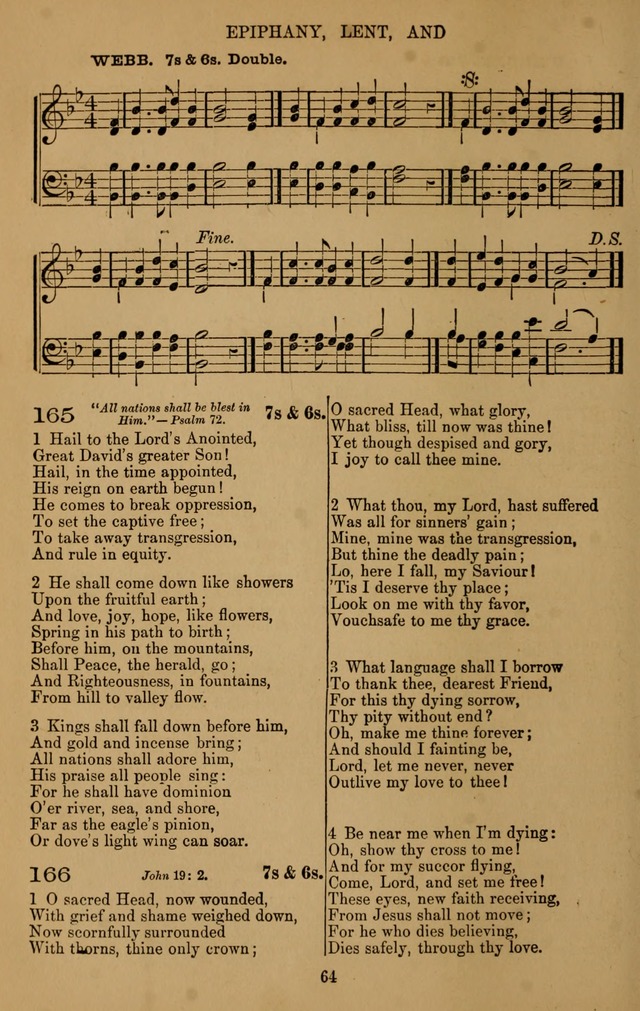 The Reformed Church Hymnal: with tunes page 64