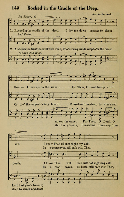 Rodeheaver Collection for Male Voices: One hundred and sixty Quartets and Choruses for men page 136