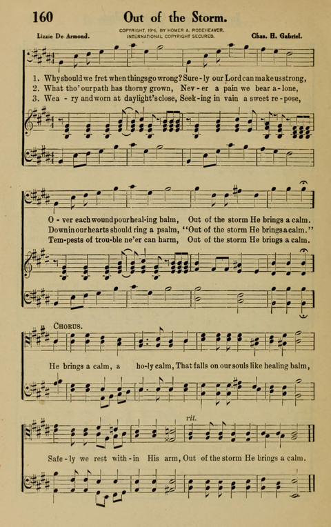 Rodeheaver Collection for Male Voices: One hundred and sixty Quartets and Choruses for men page 156