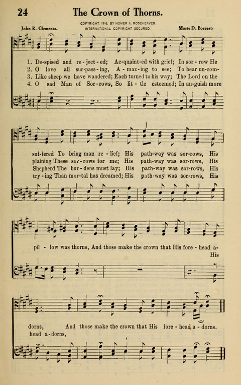 Rodeheaver Collection for Male Voices: One hundred and sixty Quartets and Choruses for men page 23