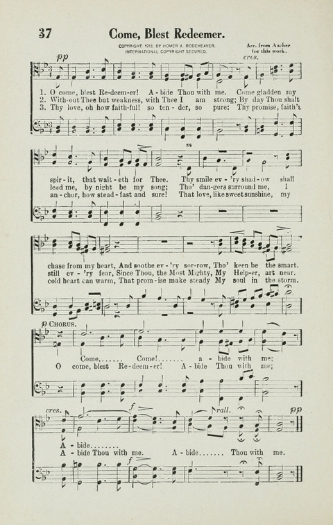 Rodeheaver Collection for Male Voices: One hundred and sixty Quartets and Choruses for men page 36