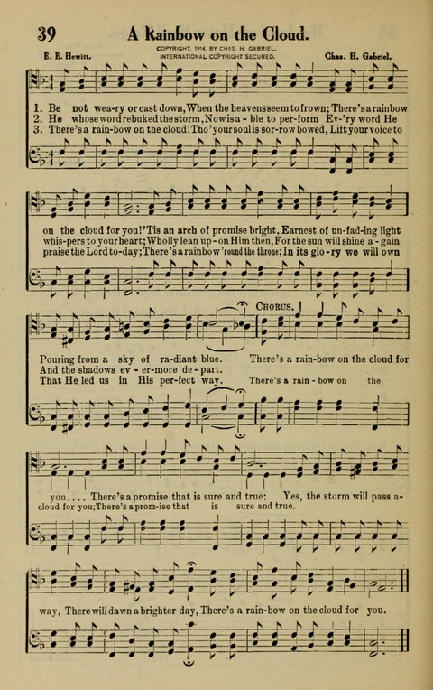 Rodeheaver Collection for Male Voices: One hundred and sixty Quartets and Choruses for men page 38