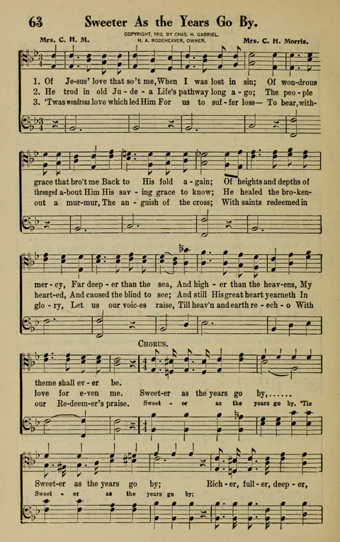 Rodeheaver Collection for Male Voices: One hundred and sixty Quartets and Choruses for men page 58