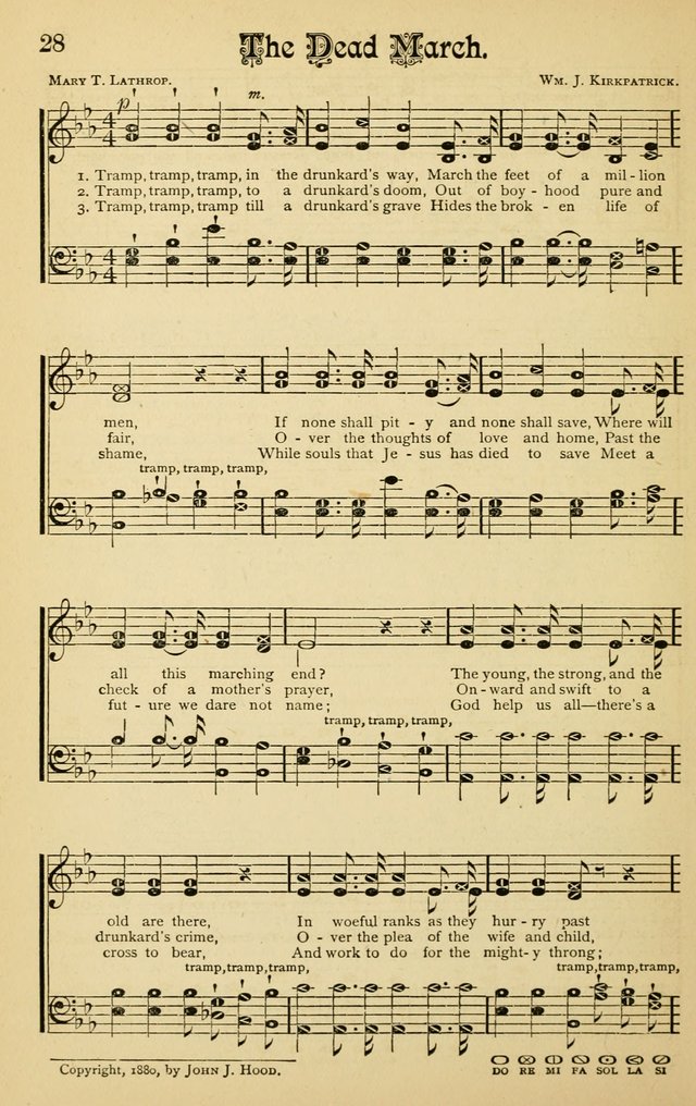 The Royal Fountain No. 3: sacred songs and hymns for use in Sabbath-school or prayer meeting page 28