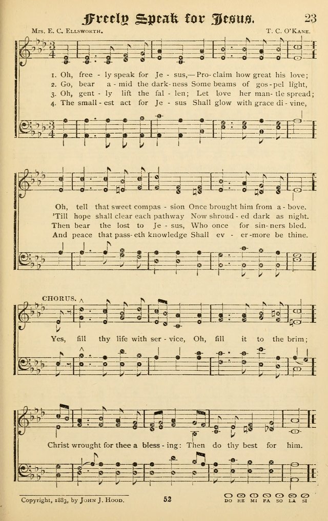 The Royal Fountain No. 3: sacred songs and hymns for use in Sabbath-school or prayer meeting page 49