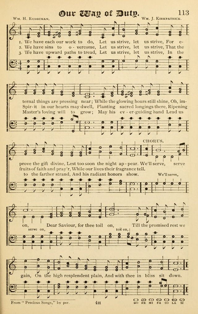 The Royal Fountain No. 3: sacred songs and hymns for use in Sabbath-school or prayer meeting page 99