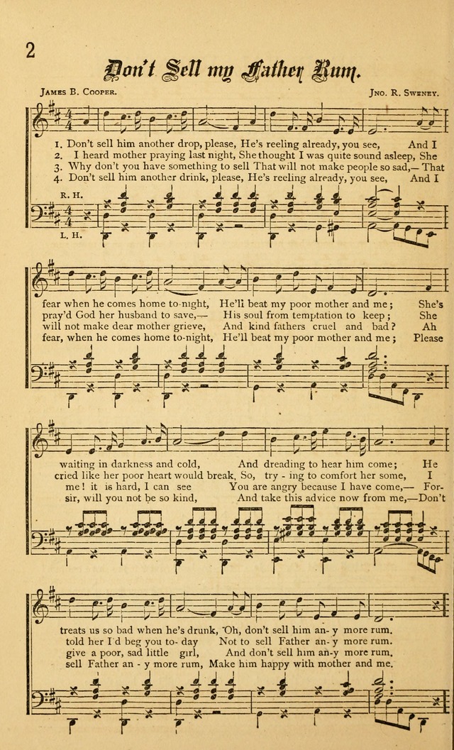 The Royal Fountain No. 4: sacred songs and hymns for use in Sabbath-school or prayer meeting page 2