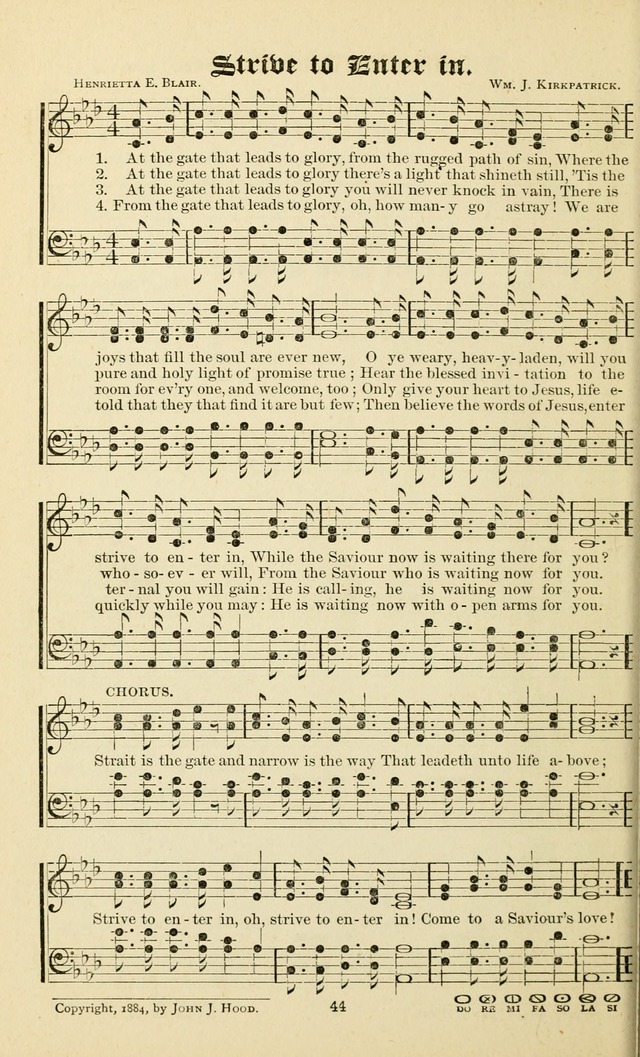 The Royal Fountain No. 4: sacred songs and hymns for use in Sabbath-school or prayer meeting page 68