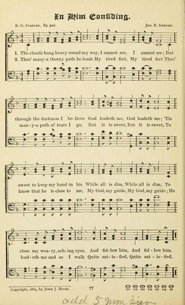 The Royal Fountain No. 4: sacred songs and hymns for use in Sabbath-school or prayer meeting page 86