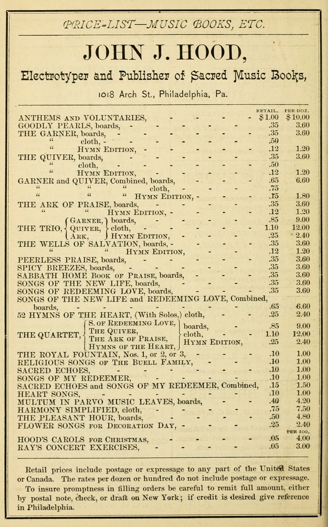 The Royal Fountain No. 4: sacred songs and hymns for use in Sabbath-school or prayer meeting page 92