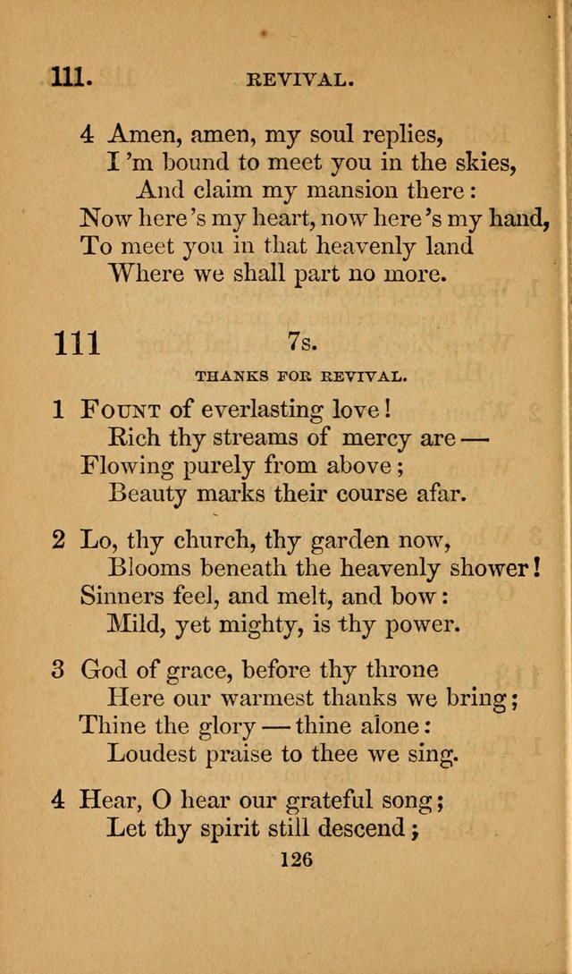 Revival Gems: a collection of spirit-stirring hymns. Specially adapted to revivals page 126