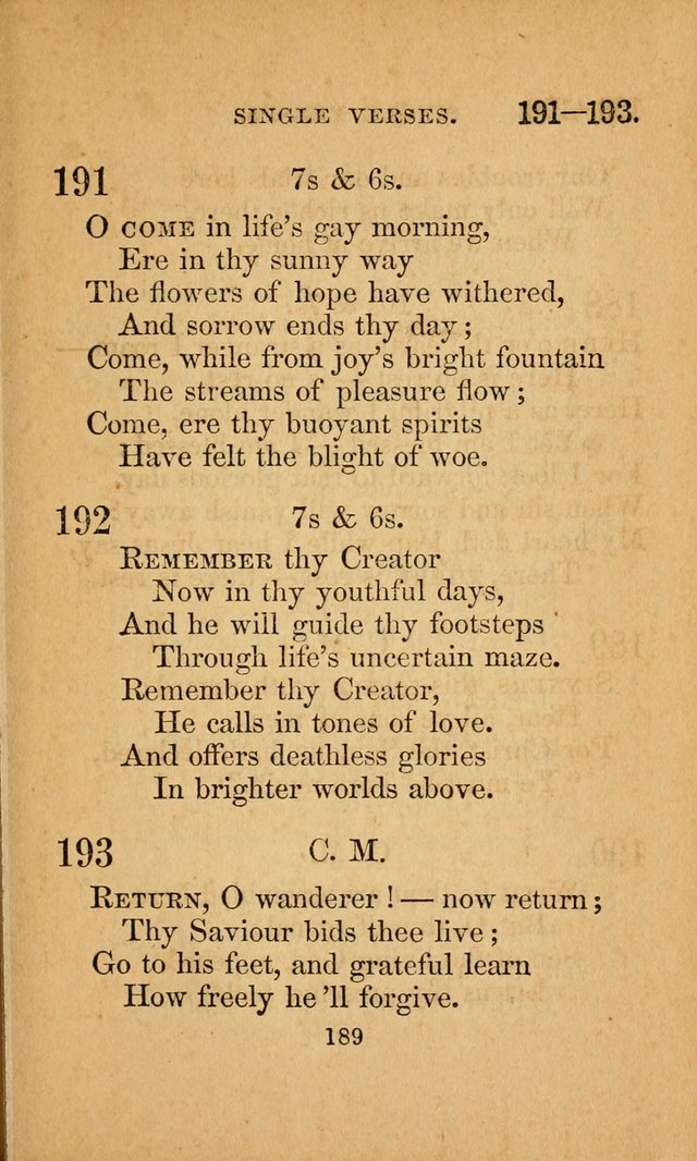 Revival Gems: a collection of spirit-stirring hymns. Specially adapted to revivals page 191