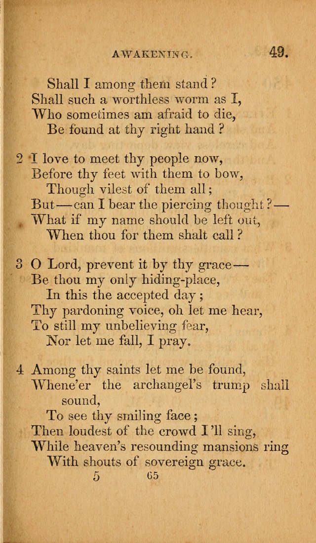 Revival Gems: a collection of spirit-stirring hymns. Specially adapted to revivals page 65