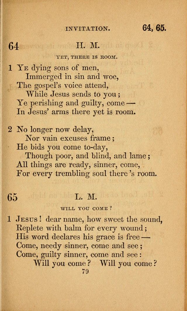 Revival Gems: a collection of spirit-stirring hymns. Specially adapted to revivals page 79