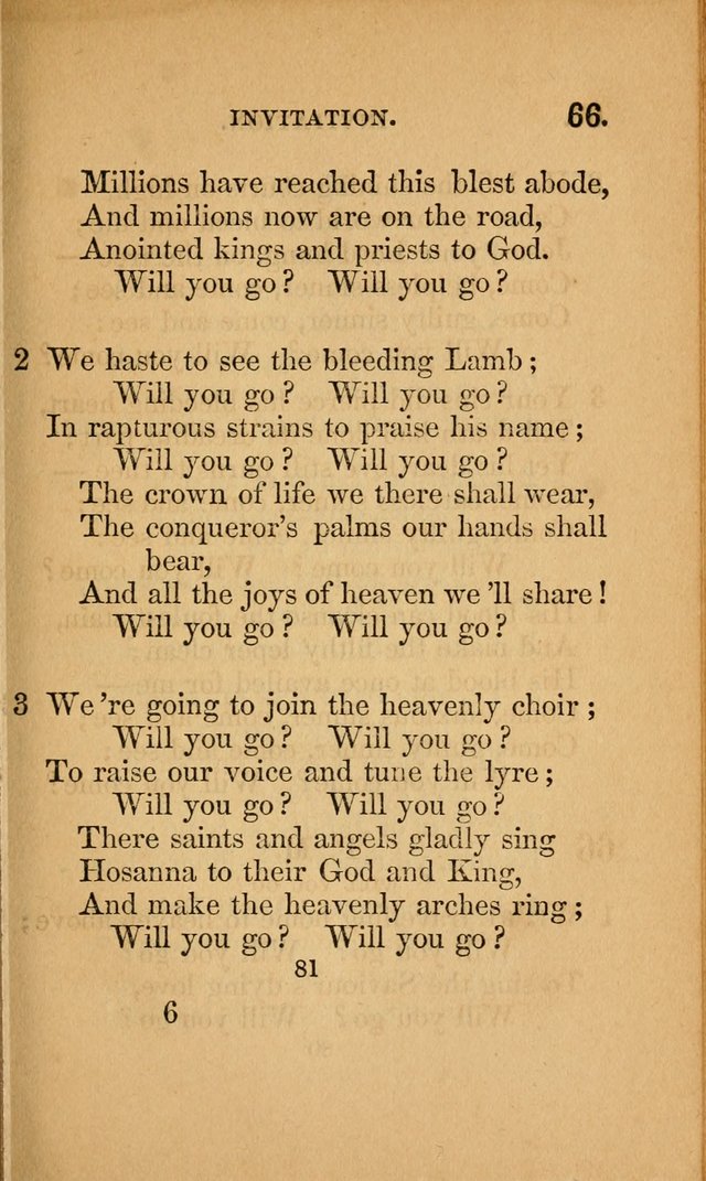 Revival Gems: a collection of spirit-stirring hymns. Specially adapted to revivals page 81