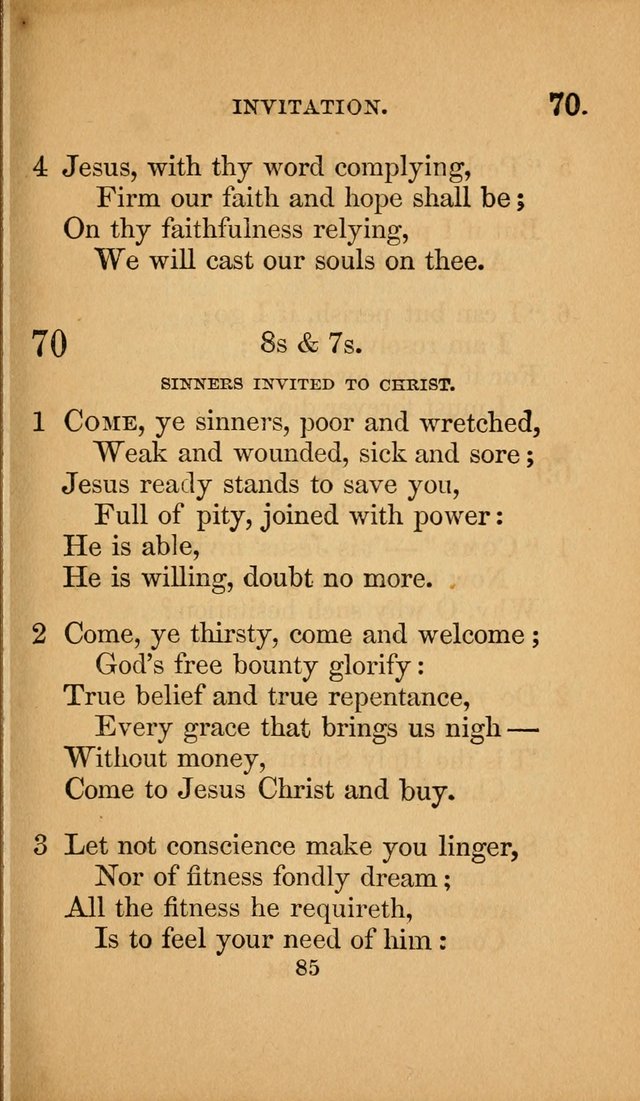 Revival Gems: a collection of spirit-stirring hymns. Specially adapted to revivals page 85