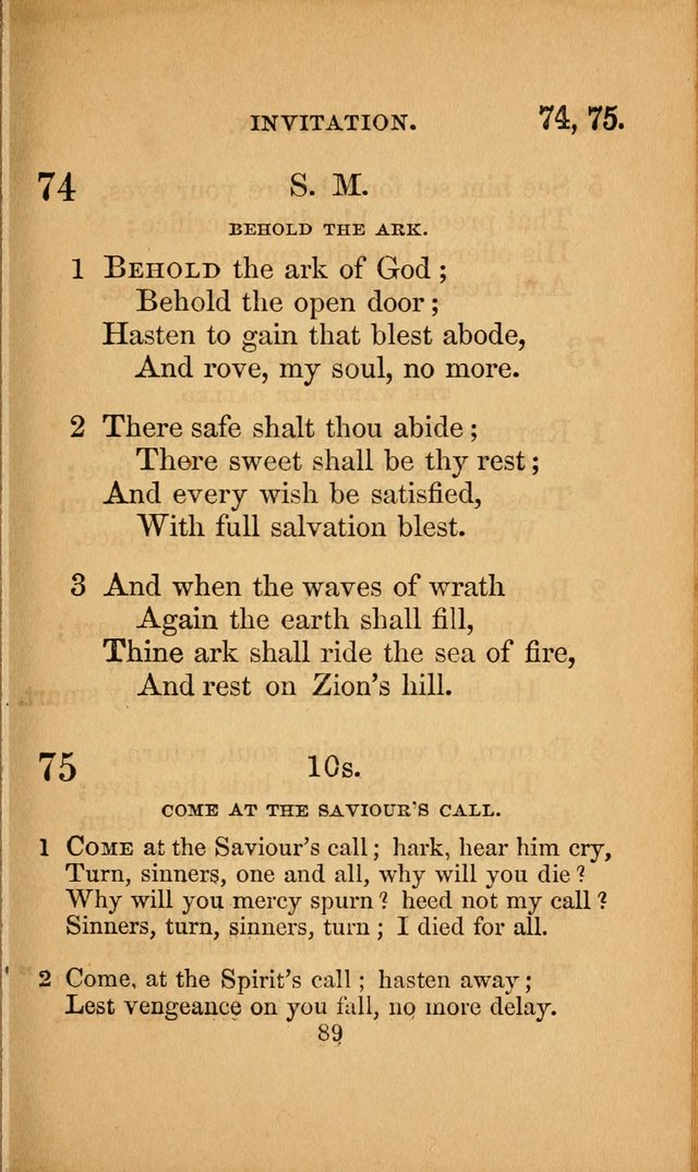 Revival Gems: a collection of spirit-stirring hymns. Specially adapted to revivals page 89