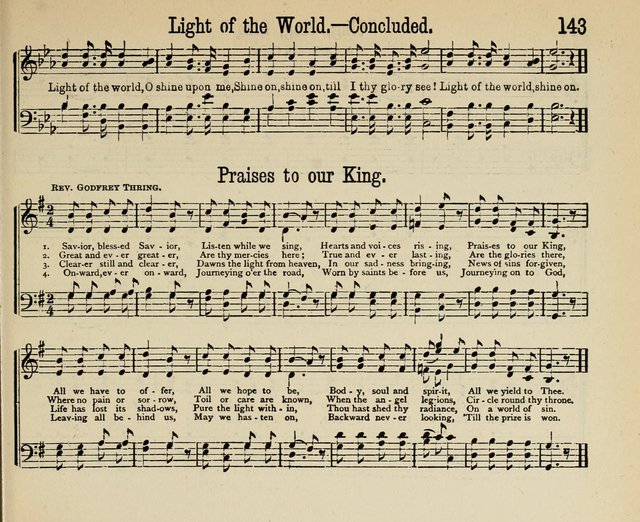 Royal Gems: a new and choice collection of Sunday school songs page 143