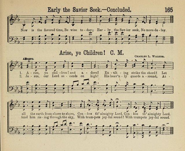 Royal Gems: a new and choice collection of Sunday school songs page 165