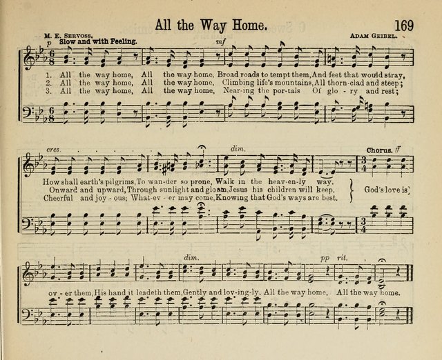 Royal Gems: a new and choice collection of Sunday school songs page 169