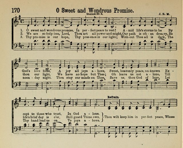 Royal Gems: a new and choice collection of Sunday school songs page 170