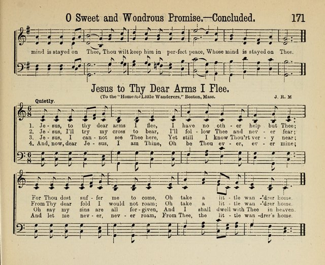 Royal Gems: a new and choice collection of Sunday school songs page 171