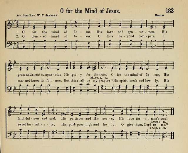 Royal Gems: a new and choice collection of Sunday school songs page 183