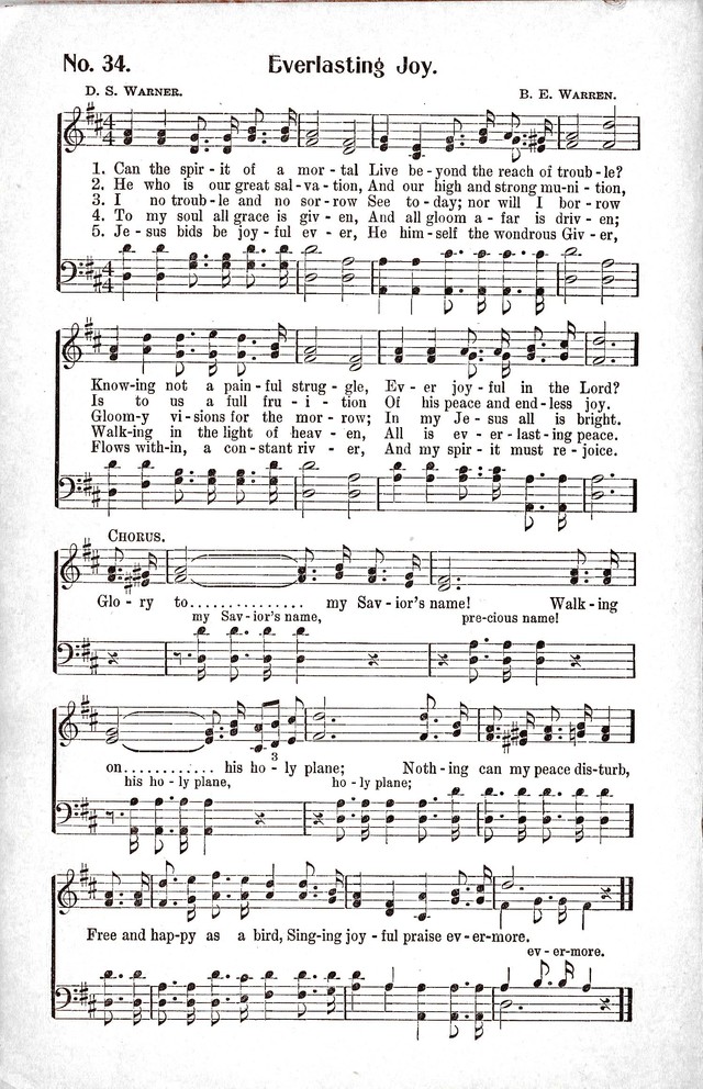 Reformation Glory: a new and inspiring collection of gospel hymns for evangelistic services page 34