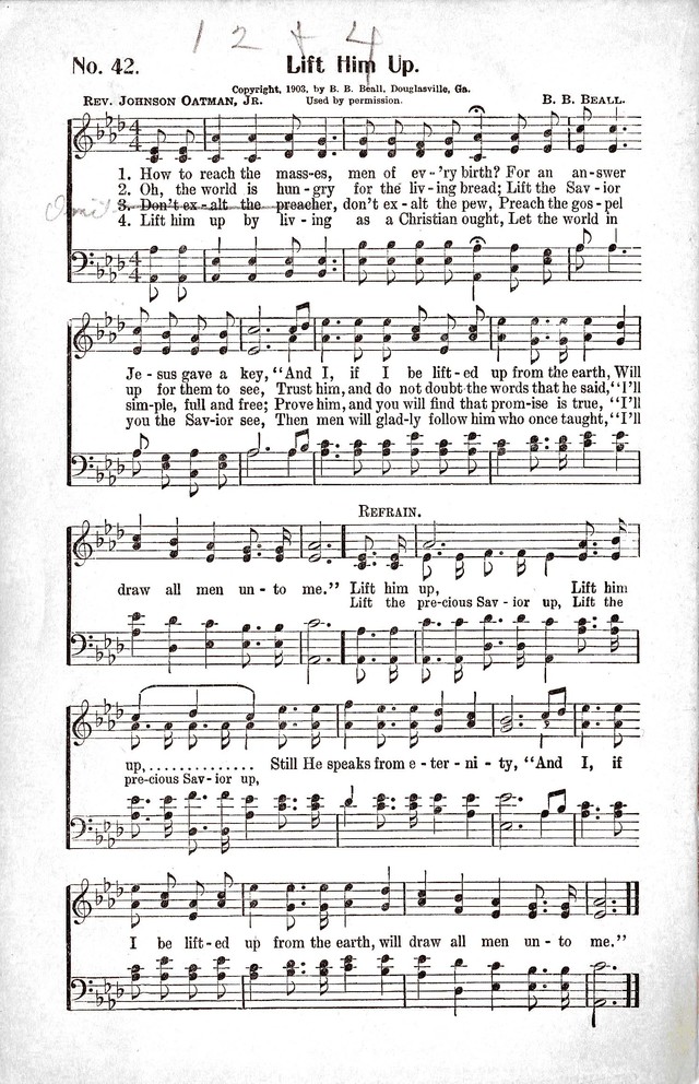 Reformation Glory: a new and inspiring collection of gospel hymns for evangelistic services page 42