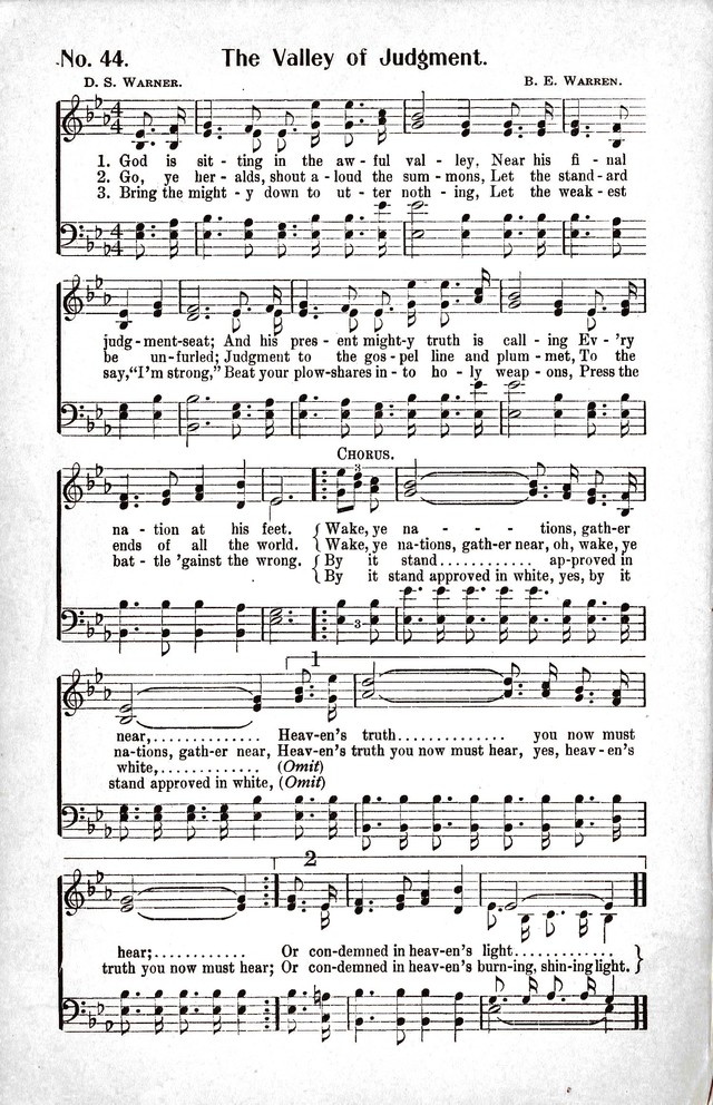 Reformation Glory: a new and inspiring collection of gospel hymns for evangelistic services page 44