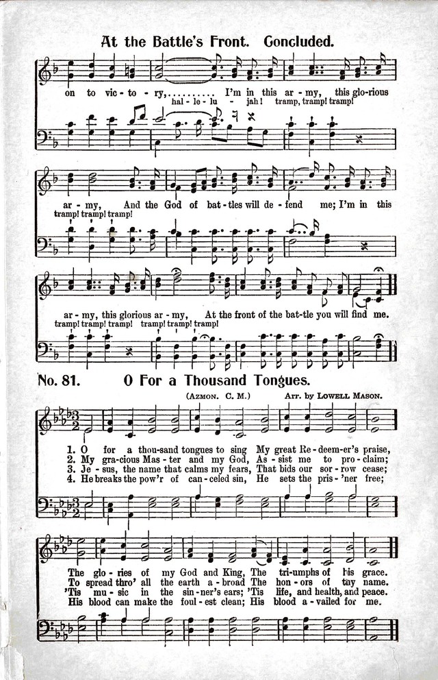 Reformation Glory: a new and inspiring collection of gospel hymns for evangelistic services page 81