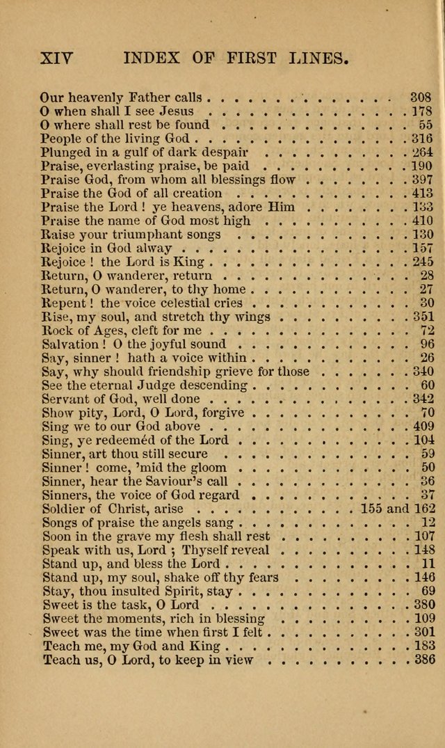 Revival Hymns page xx