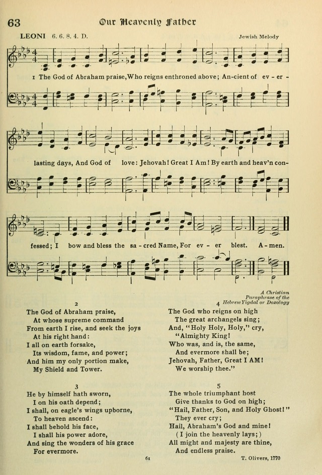 The Riverdale Hymn Book page 62