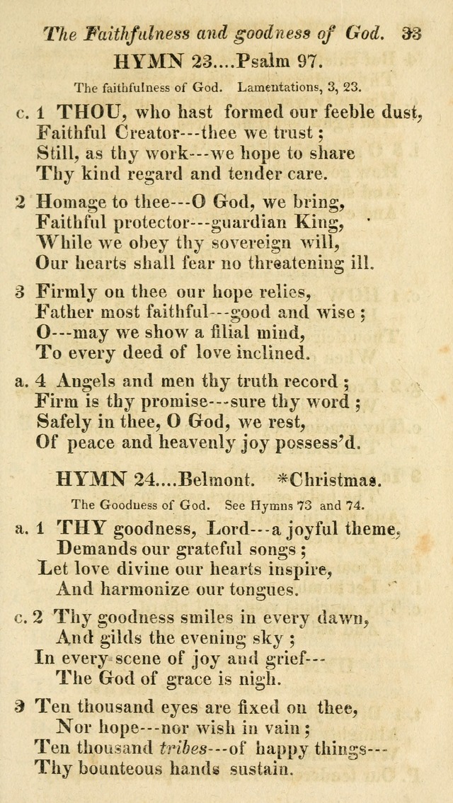 Regular Hymns: on a great variety of evangelical subjects and important occasions: with musical directions, for all the varieties of appropriate expression page 33