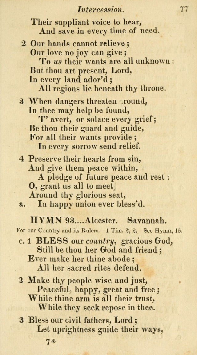 Regular Hymns: on a great variety of evangelical subjects and important occasions: with musical directions, for all the varieties of appropriate expression page 77