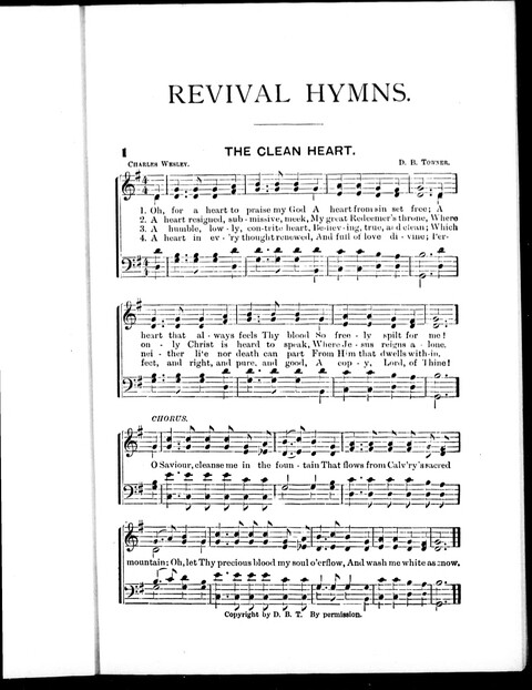 Revival Hymns: Selected and Arranged page 1