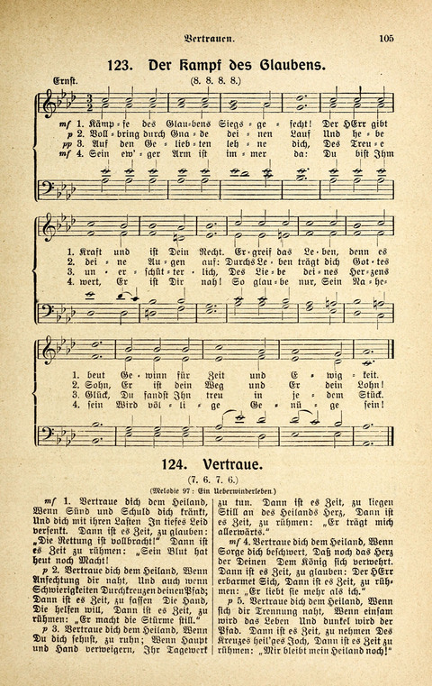 Rettungsjubel: Zum Gebrauch in Evangelisations- und Glaubens-Versammlungen page 105