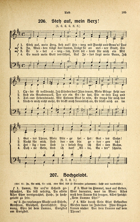 Rettungsjubel: Zum Gebrauch in Evangelisations- und Glaubens-Versammlungen page 185