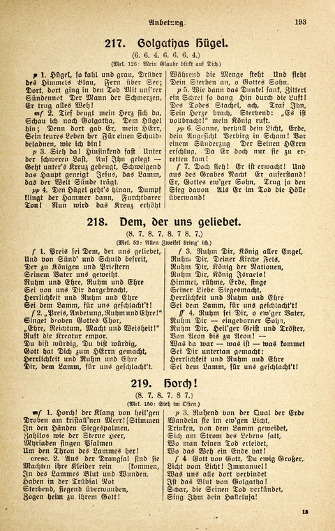 Rettungsjubel: Zum Gebrauch in Evangelisations- und Glaubens-Versammlungen page 193