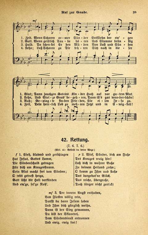 Rettungsjubel: Zum Gebrauch in Evangelisations- und Glaubens-Versammlungen page 39