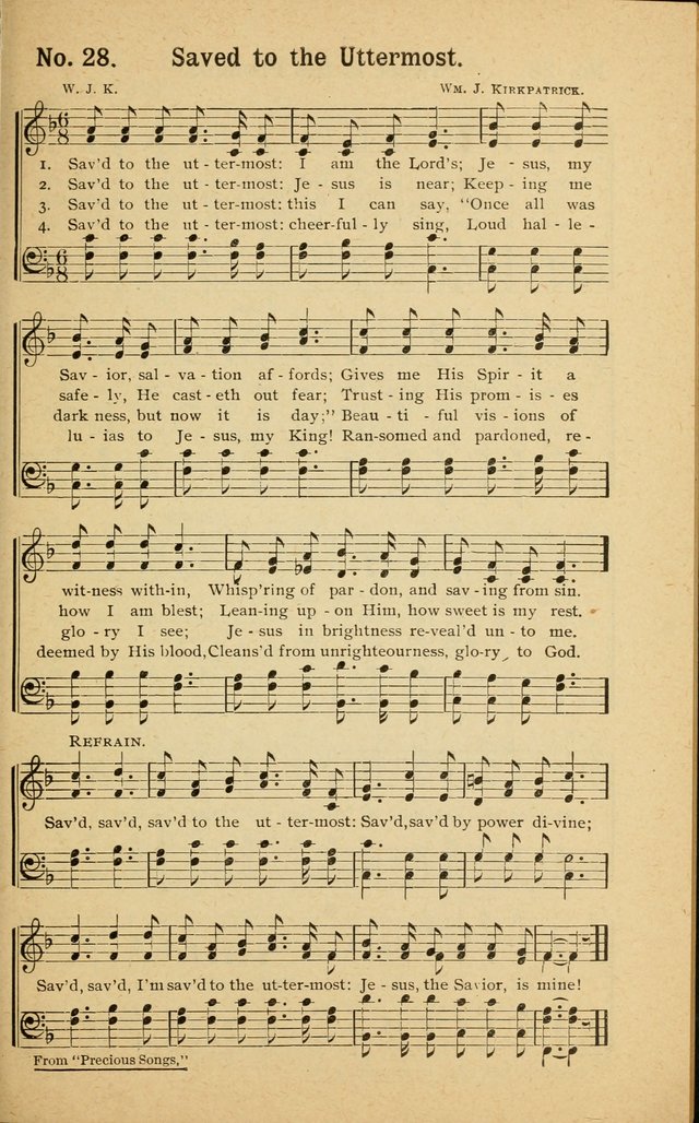 Revival Melodies: containing the popular Welsh tunes used in the great revivail in Wales; also a choice selection of gospel songs specially adapted for evangelistic and devotional meetings  page 27