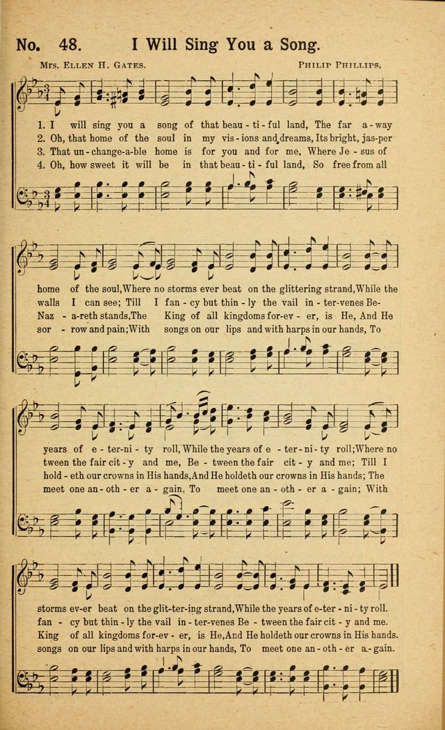 Revival Melodies: containing the popular Welsh tunes used in the great revivail in Wales; also a choice selection of gospel songs specially adapted for evangelistic and devotional meetings  page 47