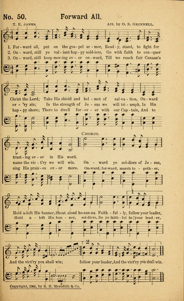 Revival Melodies: containing the popular Welsh tunes used in the great revivail in Wales; also a choice selection of gospel songs specially adapted for evangelistic and devotional meetings  page 49